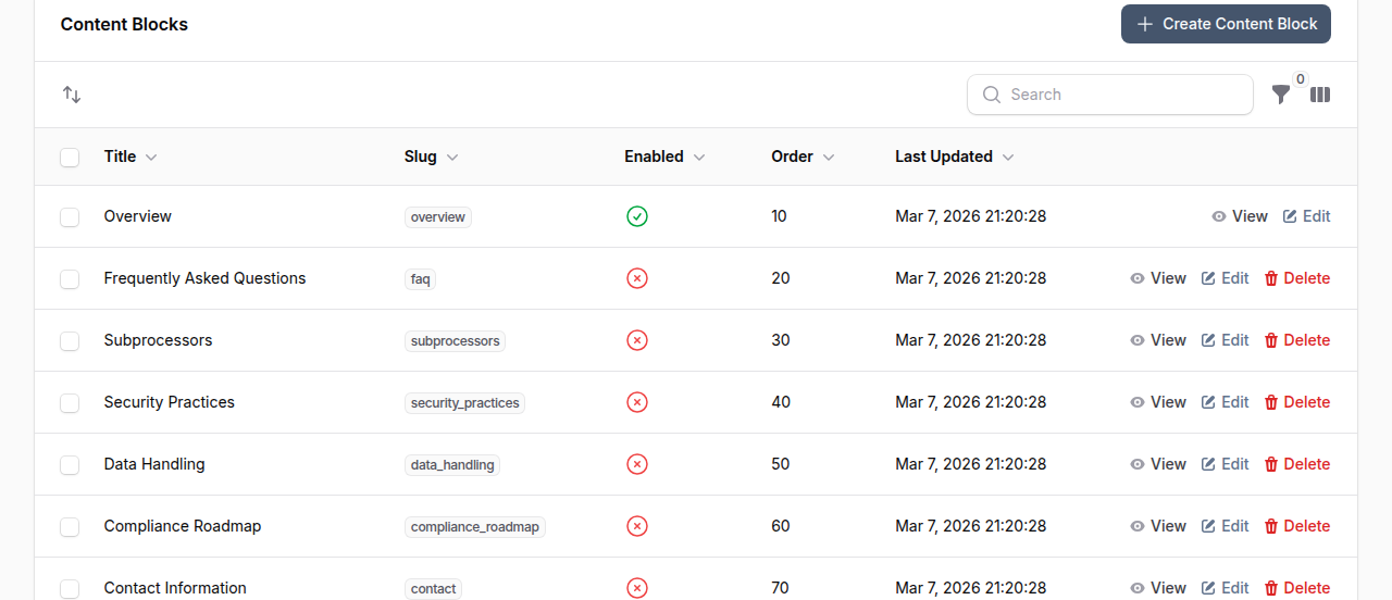 Content Blocks